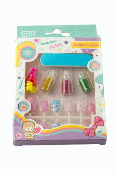 Set Çocuk Takma Tırnak - Resim 2