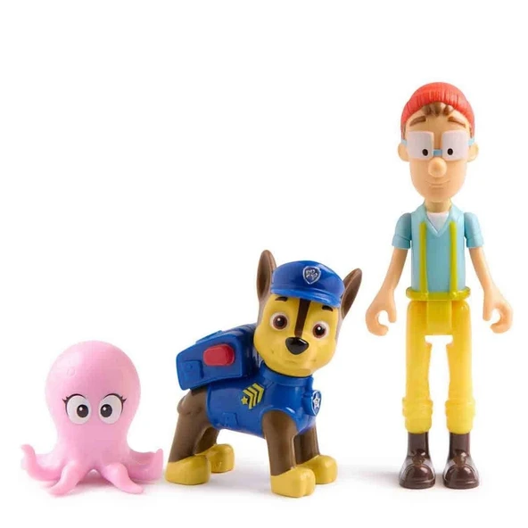 Paw Patrol 3’lü Figür Seti Chase Ve Cap'N Turbot ürün görseli 1