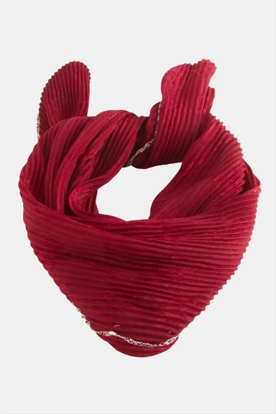 Zr Karışık Pliseli Fular 50 cm - Resim 2