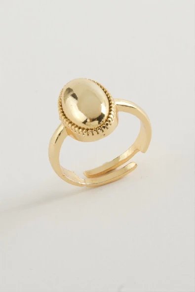 Oval Metal Yüzük ürün görseli 1