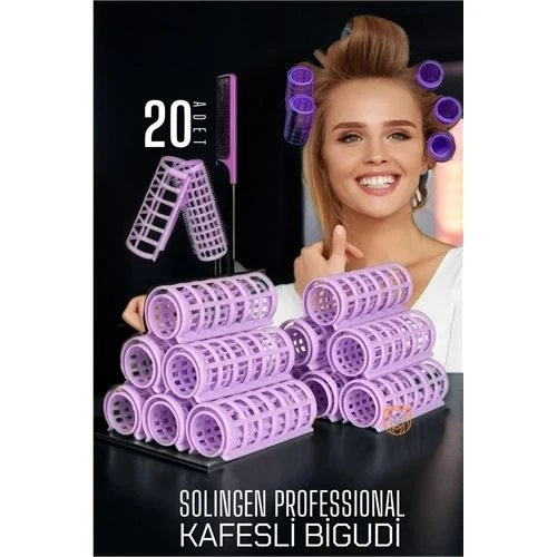 Kafes Gece Bigudisi 2.5 cm 20 Adet Solingen Professional ürün görseli 1