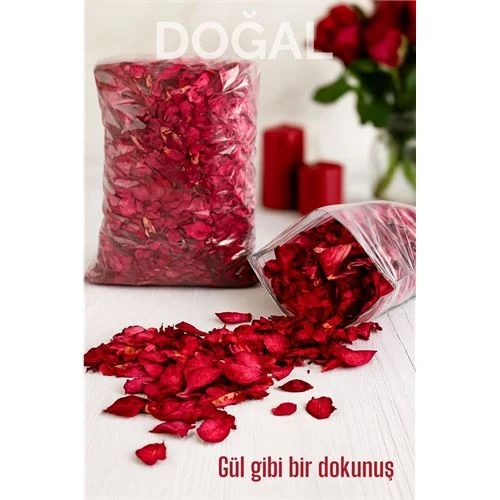 Doğal Kurutulmuş Gül Yaprakları – Dekoratif, Aromatik ve Romantik Kullanım İçin 350g Paket 718565 ürün görseli 1
