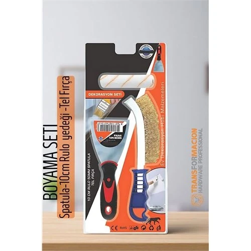 Boyama Seti - Spatula-10cm Rulo  yedeği -Tel Fırça 721858 ürün görseli 1