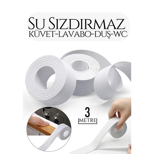 Su Geçirmez Küvet Lavabo Duş Bandı 3 Metre Flexia Design 716468 ürün görseli 1