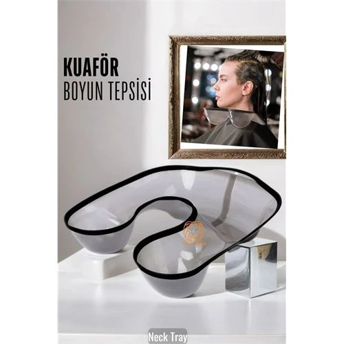 Kuaför Boyun Tepsisi Perma Boya Giysi Koruyucu 720467 ürün görseli 1