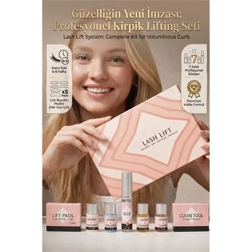 Lash Lift & Kirpik Lifting Seti - 5-8 Dakikada Hızlı ve Kalıcı Kıvrım 8 Haftaya Kadar 723076 ürün görseli 1