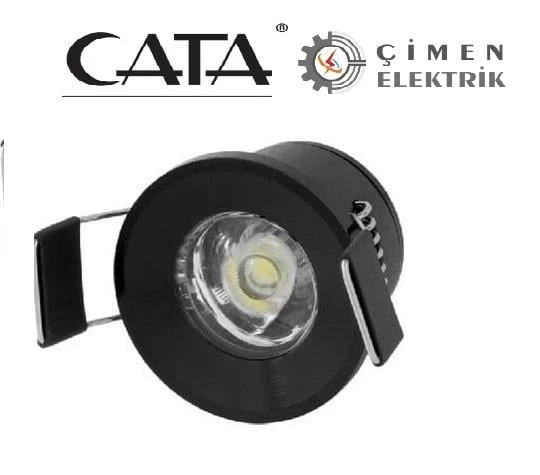 CATA CT 5270 1,5W Yıldız Spot Power Ledli Siyah Kasa 6400K Beyaz Işık ürün görseli 1