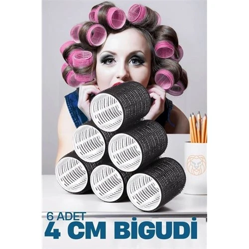 4 Cm Bigudi 6 lı Paket 719265 ürün görseli 1