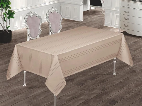 Eco Lounge Dertsiz Masa Örtüsü 160x220 Bej ürün görseli 1