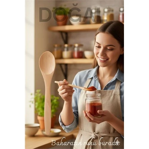 Doğal Gürgen Baharat Kaşığı – 13 cm, Mini Boy, Şık ve Pratik Mutfak Yardımcısı 722256 ürün görseli 1