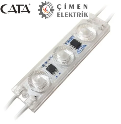 10 Adet CATA CT 4593 2W Tak Çalıştır 220V Modül Led 6400K Beyaz Işık ürün görseli 1
