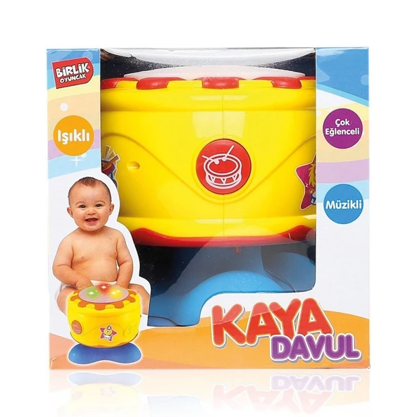 URT009-01  Müzikli ve Işıklı Kaya Davul -Birliktoys ürün görseli 1