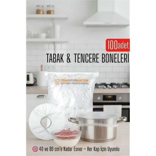 Tabak ve Tencere Bone Seti 2 Boyutlu 100 ADET 718847 ürün görseli 1