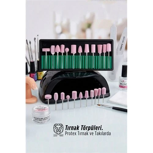 Professional 12 Parça Protez Jel Tırnak Manikür Pedikür Freze Ucu Seti 722927 ürün görseli 1