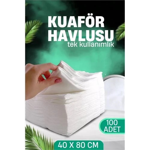 Tek Kullanımlık Kuaför Havlusu - Berber Havlusu Spa Havlusu Medikal Havlu 100 Ad 721615 ürün görseli 1