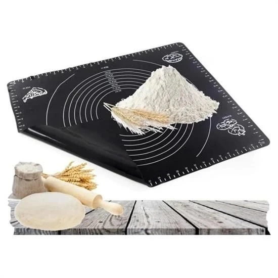 Silikon Çok Amaçlı Geniş Hamur Matı Hamur Açma Matı 40*50 cm ürün görseli 1