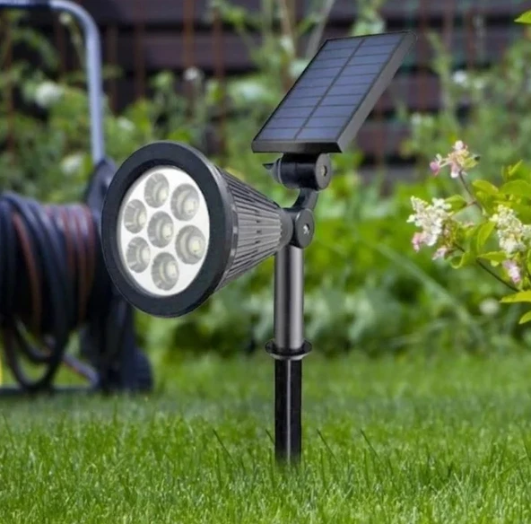 Eco Lounge CATA CT 7310 7W Solar Güneş Enerjili Bahçe Armatürü Yeşil Işık ürün görseli 1