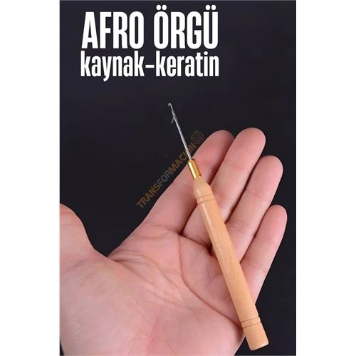 Afro Örgü İğnesi Saç Kaynak Keratin Tığı 721419 ürün görseli 1