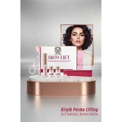 Brow Lift Profesyonel Kaş Kirpik Laminasyon ve Evde Şekillendirme Kaş Kirpik Lifting Seti 722919 ürün görseli 1