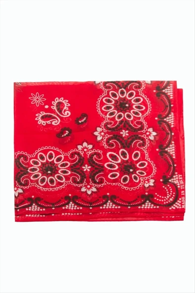 Çiçek Desenli Bandana 50*50 ürün görseli 1