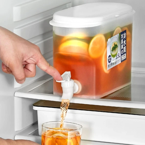 Musluklu İçecek Sebili - Buzdolabı Uyumlu - 3.5 Litre ürün görseli 1