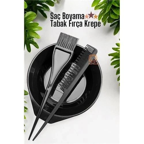 Saç Boyama Tabak Fırça Krepe Tarak Seti 715725 ürün görseli 1