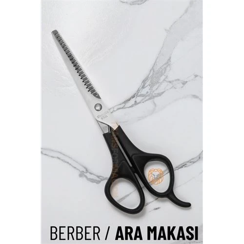Profesyonel Çelik Berber Kuaför Ara Makası | Berber Kuaför Saç İnceltme Makası  716939 ürün görseli 1