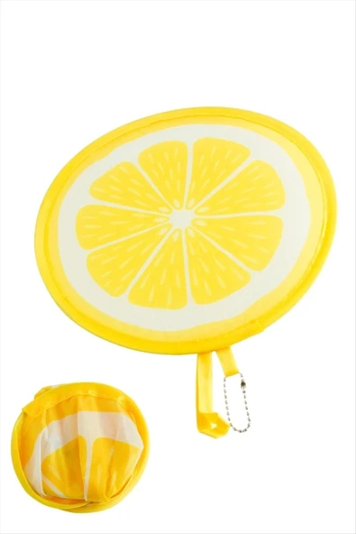 Limon Desenli Kore Yelpaze 20 cm ürün görseli 1