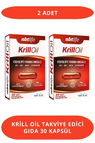 Krill Oil Takviye Edici Gıda 30 Kapsül (2 Adet) ürün görseli 1