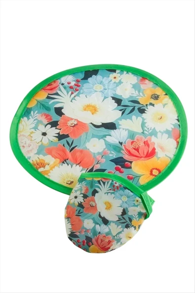 Çiçek Kore Yelpaze 20 cm ürün görseli 1