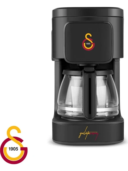 Karaca Just Coffee Aroma 2 In 1 Filtre Kahve ve Çay Demleme Makinesi 5 Fincan Kapasite Siyah Cam Hazne ürün görseli 1