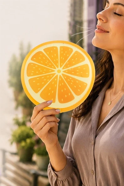 Portakal Kore Yelpaze 20 cm ürün görseli 1