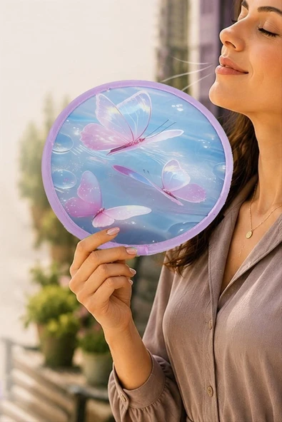 Kelebek Kore Yelpaze 20 cm ürün görseli 1