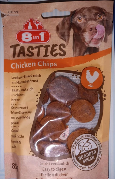 8in1 Tasties Chicken Chips 85G ürün görseli 1