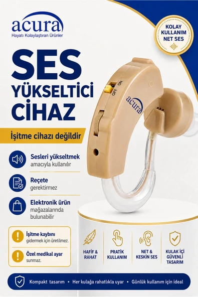 Acura Ses Yükseltici Kulaklık ürün görseli 1