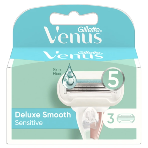 Venus Deluxe Pürüzsüz Hassas Bıçaklar 3'lü Paket ürün görseli 1