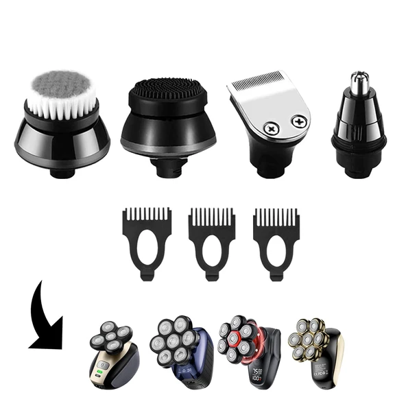 Freedom Bird Tıraş Makinesi ve Elektrikli Tıraş Makineleri için Manscaped Dome Tıraş Makinesi için Evrensel Kafa Tıraş Makinesi Parçaları ürün görseli 1