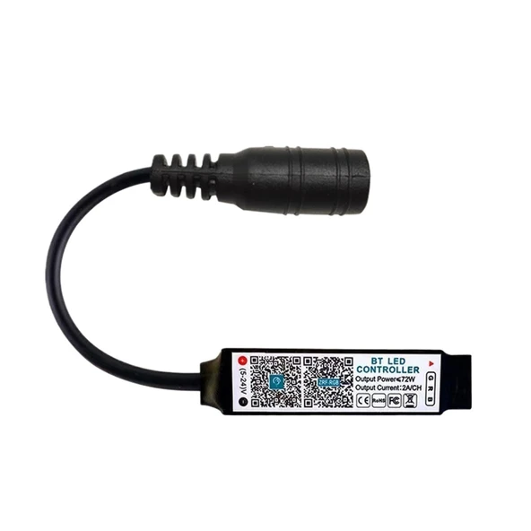 TADZKKIWM Mini USB/DC 5-24V RGB Uyumlu LED Işık Şeridi APP Müzik Kontrol Cihazı (DC 5-24V) ürün görseli 1