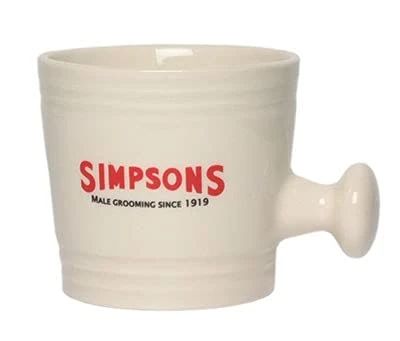 Simpsons Tıraş Fırçaları Simpsons Porselen Kase, L, Beyaz, Benzersiz, Standart ürün görseli 1