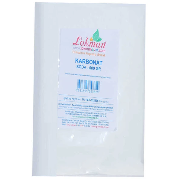 Karbonat Soda 500 Gr Paket - Resim 2