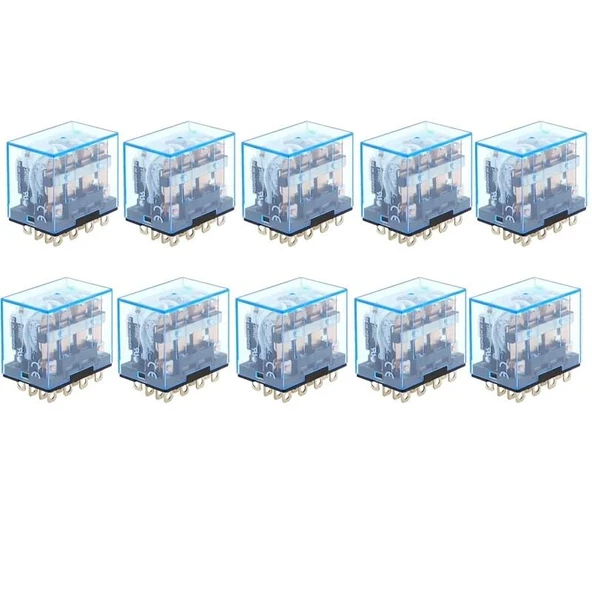 NURII Mini Röle Elektromanyetik Ara Röle Model Numarası: LY4NJ LY4N-J HH64P(DC12V) ürün görseli 1