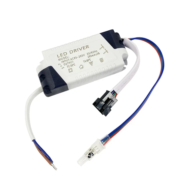 TADZKKIWM 1PC 3W/6W/12W/18W + RGB Tavan Işığı Dönüştürücü 2 Yollu Çıkış 280mA LED Sürücü, 5-Pin Konnektörlü Kızılötesi Alıcı (Yok IR Denetleyici, 6W-RGB) ürün görseli 1