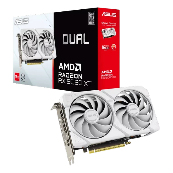 ASUS DUAL RX9060XT 16GB AMD RADEON 128BIT 16GB VGA ürün görseli 1