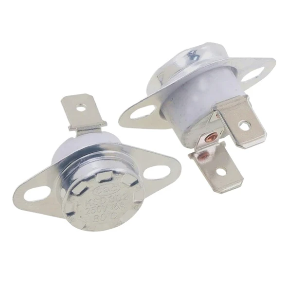 BUTPDYPEP 1 ADET KSD302 16A 250V 40-300 Derece Seramik KSD301 Normalde Kapalı Açık Sıcaklık Anahtarı Termostatı 65C 85C 95C 120C 150C 260C 300C(Normal Açık(NO),170C) ürün görseli 1