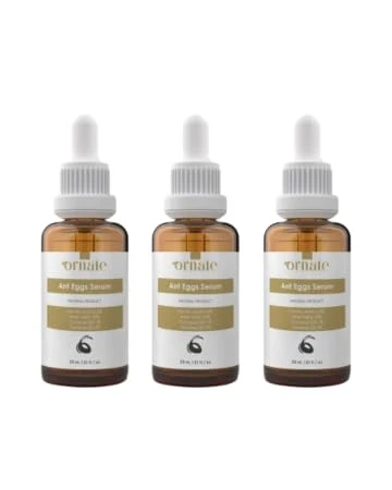 ORNATE Karınca Yumurtası Tüy Azaltıcı Serum - %0,5 Formik Asit ve %10 Aloe Vera ile - Saç Büyümesini Engelleyen Vücut ve Yüz Serumu - 30 ml X3 ürün görseli 1