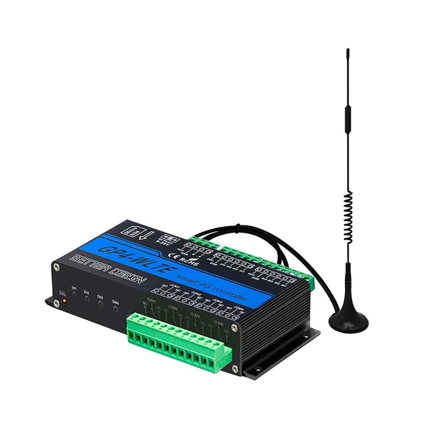 Cetfuro GP4-WLTE Akıllı 4G Küresel GSM SMS APP Denetleyici RS485 Web Kontrolü 4 CH 4-20Ma Analog Girişler 10A Röle Çıkışları, AB Tak ürün görseli 1
