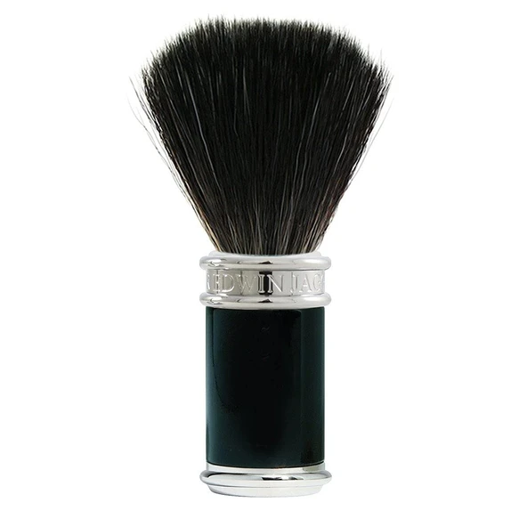 Edwin Jagger plastik tıraş fırçası Range 36, siyah, benzersiz, standart ürün görseli 1