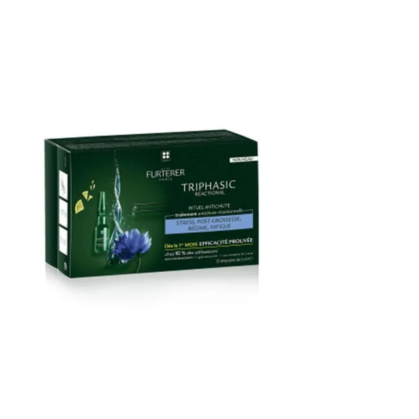 Rene Furterer Trifazik Yeniden Etkinleştirici Saç Dökülmesine Karşı Ampuller 12 x 5ml ürün görseli 1