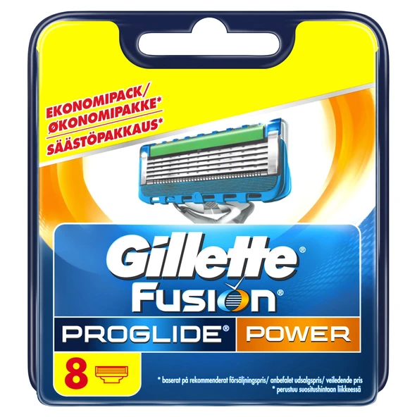 Gillette, Fusion ProGlide Power, erkek tıraş bıçakları ürün görseli 1