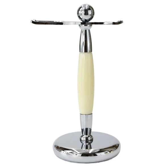 ZLONGBOW Tıraş Standı Beyaz Metal Tıraş Fırçası Standı, Salon için Jilet Tutucu, Ev, Banyo, Tıraş Aleti Aksesuarları Metal Tıraş Standı Tutucu (37mm) ürün görseli 1